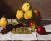 克劳德莫奈 - Still Life with Pears and Grapes